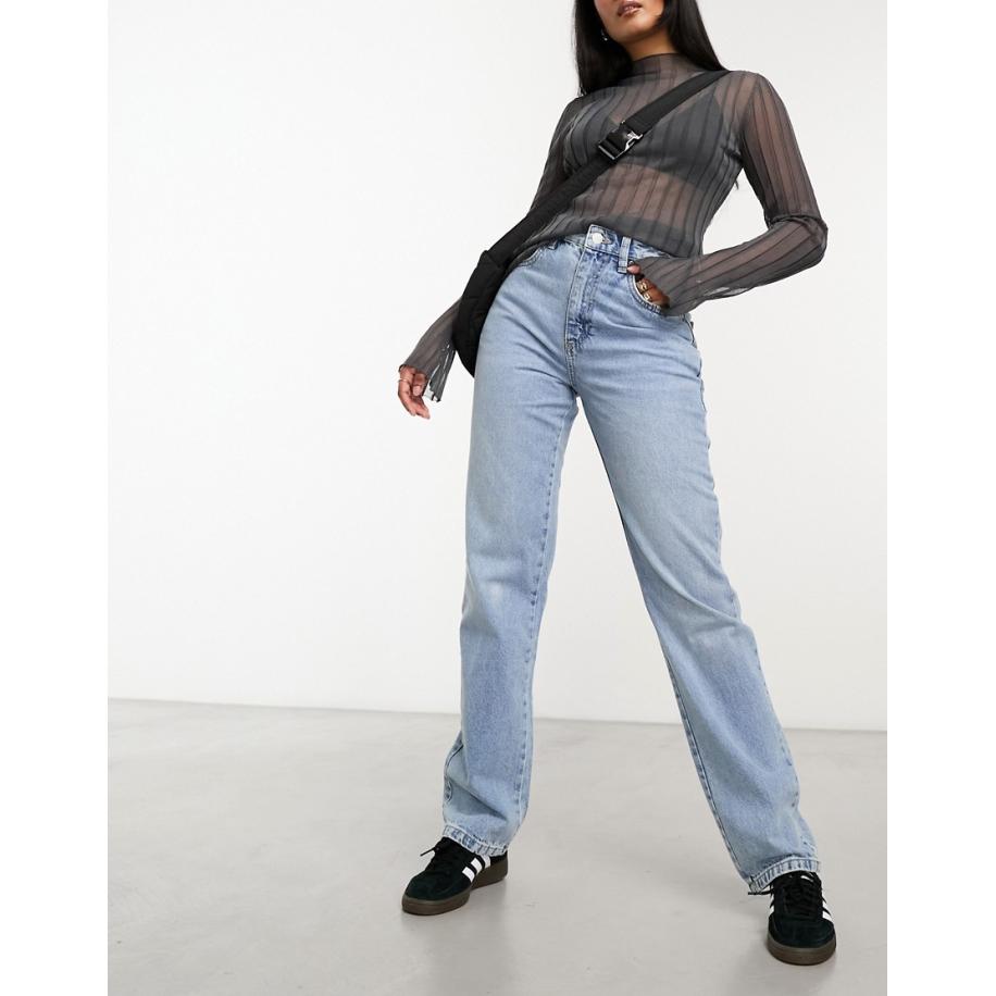 Cotton On Rechte jeans in blauw Blauw