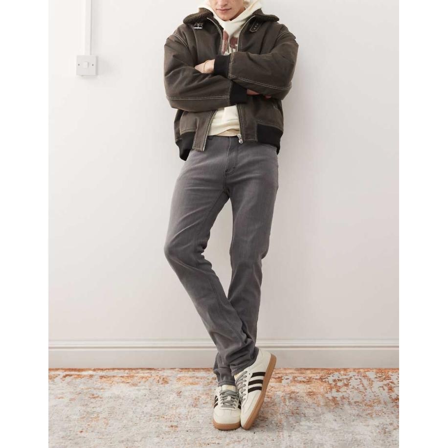 Cheap Monday - Sleeze - Superstretch skinny jeans in grijze wassing-Grijs Grijs