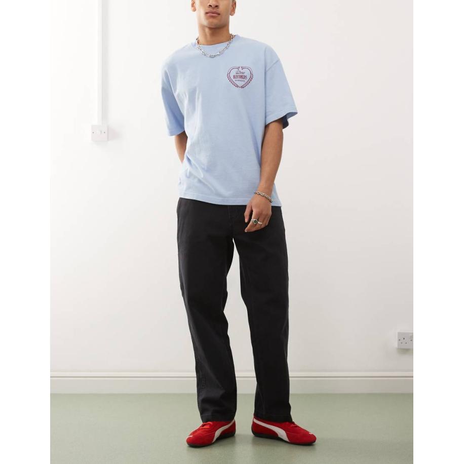 Obey - Hardwork - Timmermansjeans in zwart met vervaagde wassing Zwart