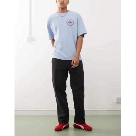 Obey - Hardwork - Timmermansjeans in zwart met vervaagde wassing