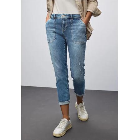 Street One Jeans met destroyed details -