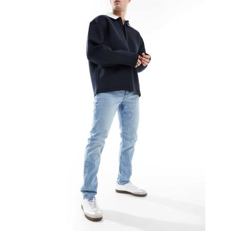Cotton On - Slim-fit jeans met normale pasvorm in blauw-Neutraal