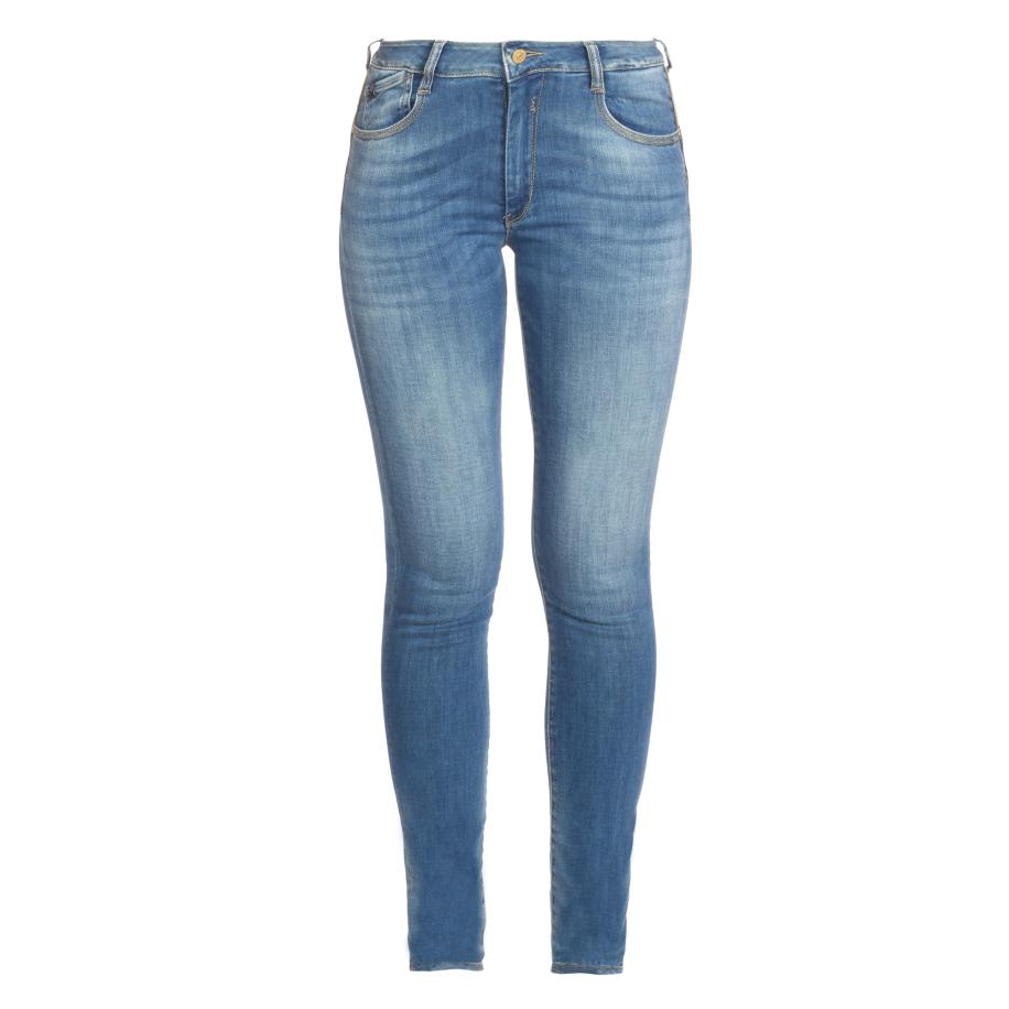 Le Temps des Cerises Le Temps Des Cerises Jeans Pulphigh blauw denim -