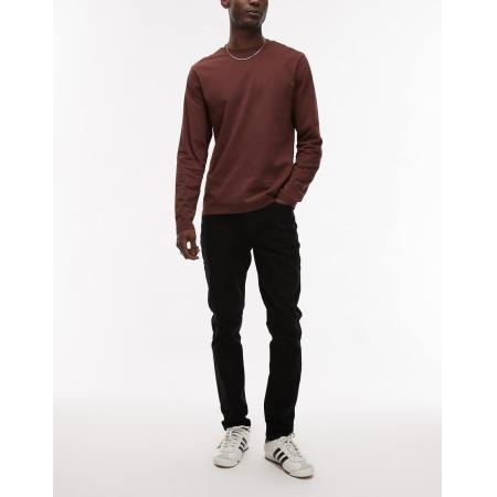 Topman - Skinny jeans met stretch in zwart