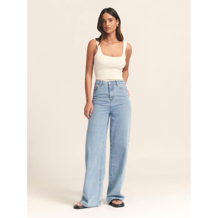 St MRLO St MRLO Jeans IRIS blauw -