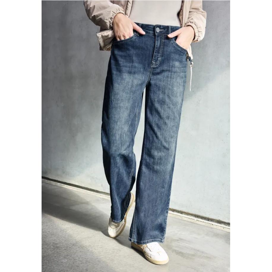 Street One Wide Legs Jeans Blauw