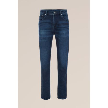 Blue Ridge heren slim fit jeans - Slim Fit - Donkerblauw - Katoen - Maat: 28/30