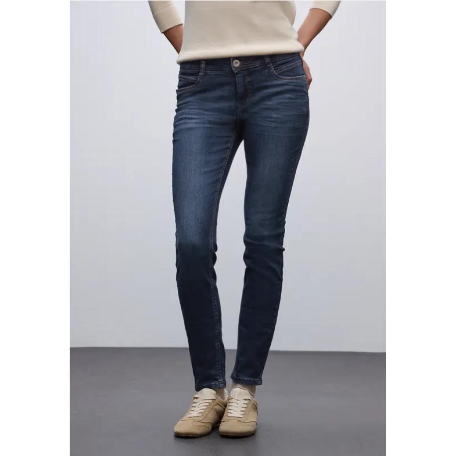 Street One Slim Fit jeans Blauw