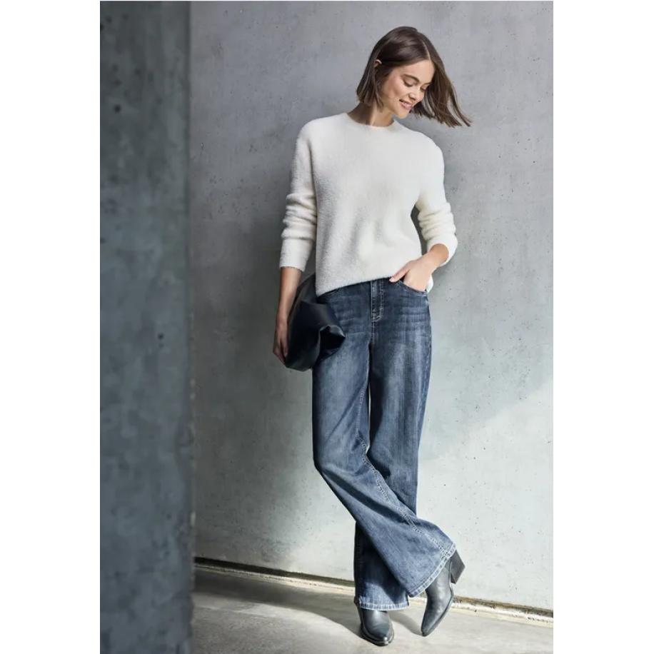 Street One Wide Legs Jeans Blauw