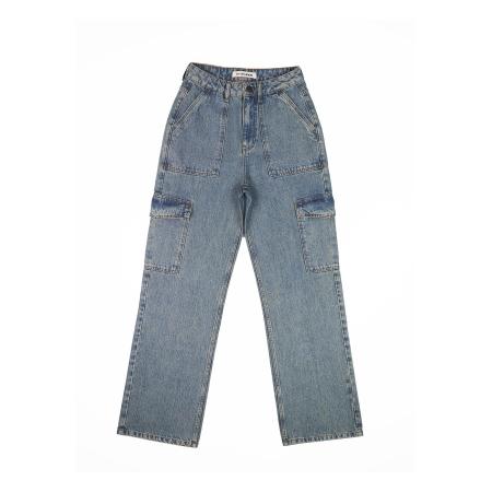 2Y Premium Cargojeans Lona blauw denim