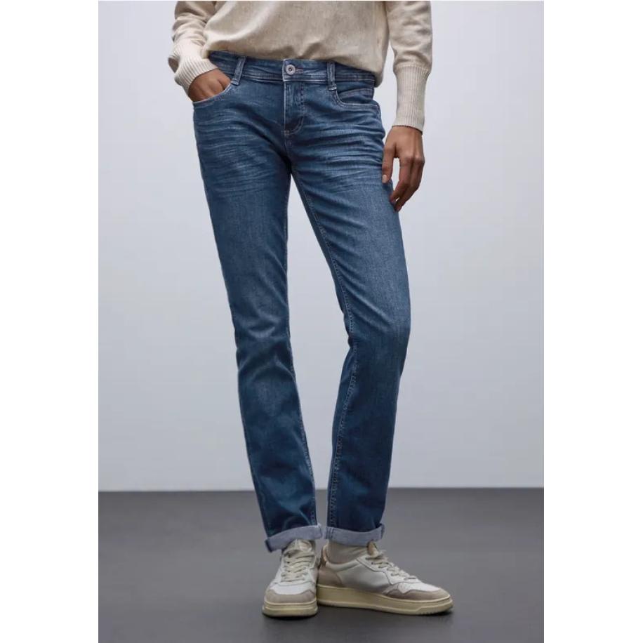 Street One Low Waist Jeans Blauw