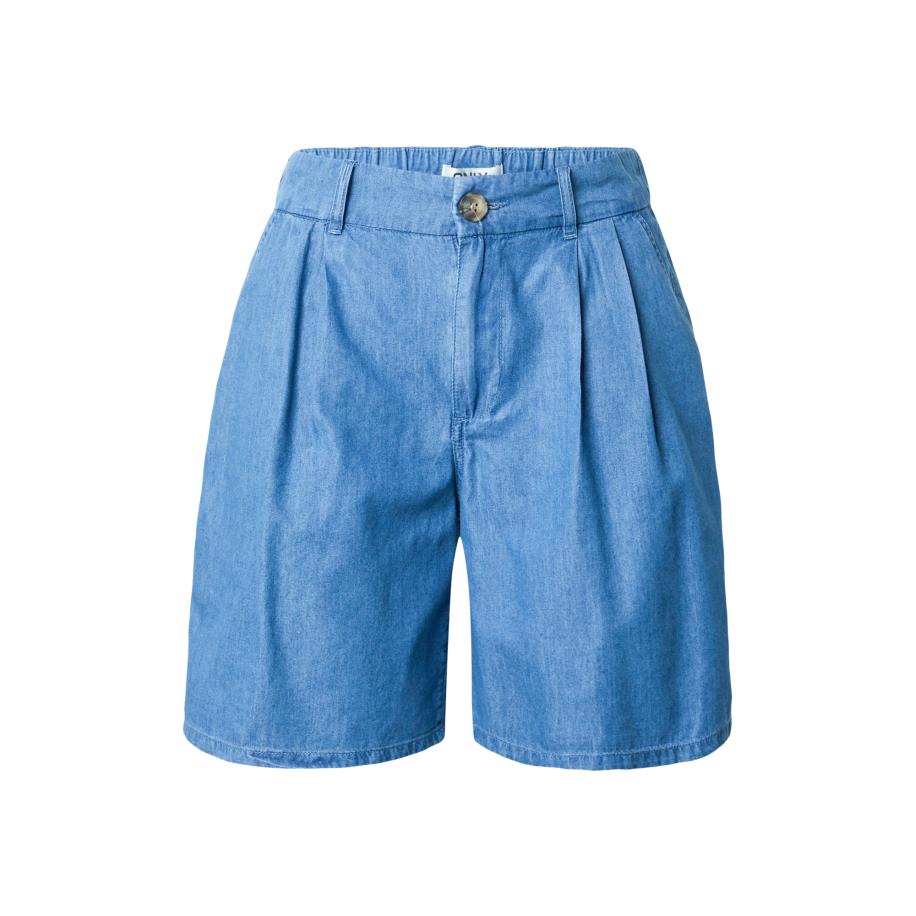 Only ONLY Bandplooi jeans ONLBea blauw denim -