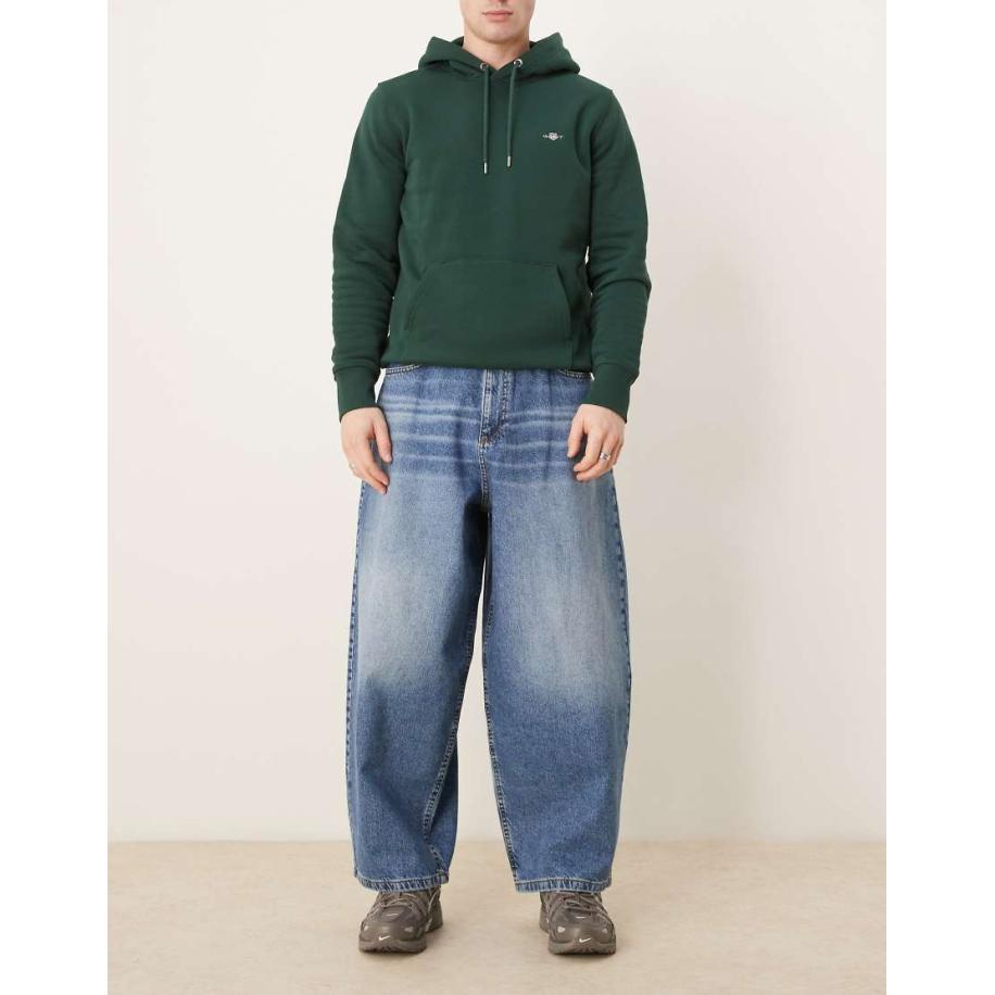 ASOS DESIGN - Oversized baggy jeans in lichte wassing blauw met tint Blauw