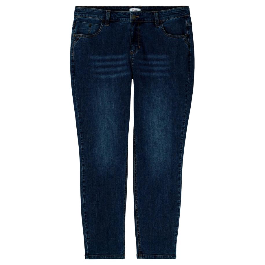 Sheego SHEEGO Jeans blauw denim -