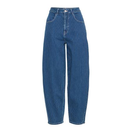 ICHI ICHI Jeans IHCILK PA3 blauw / wit