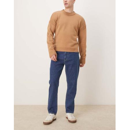 Calvin Klein Jeans - Dad jeans in donkere wassing-Blauw
