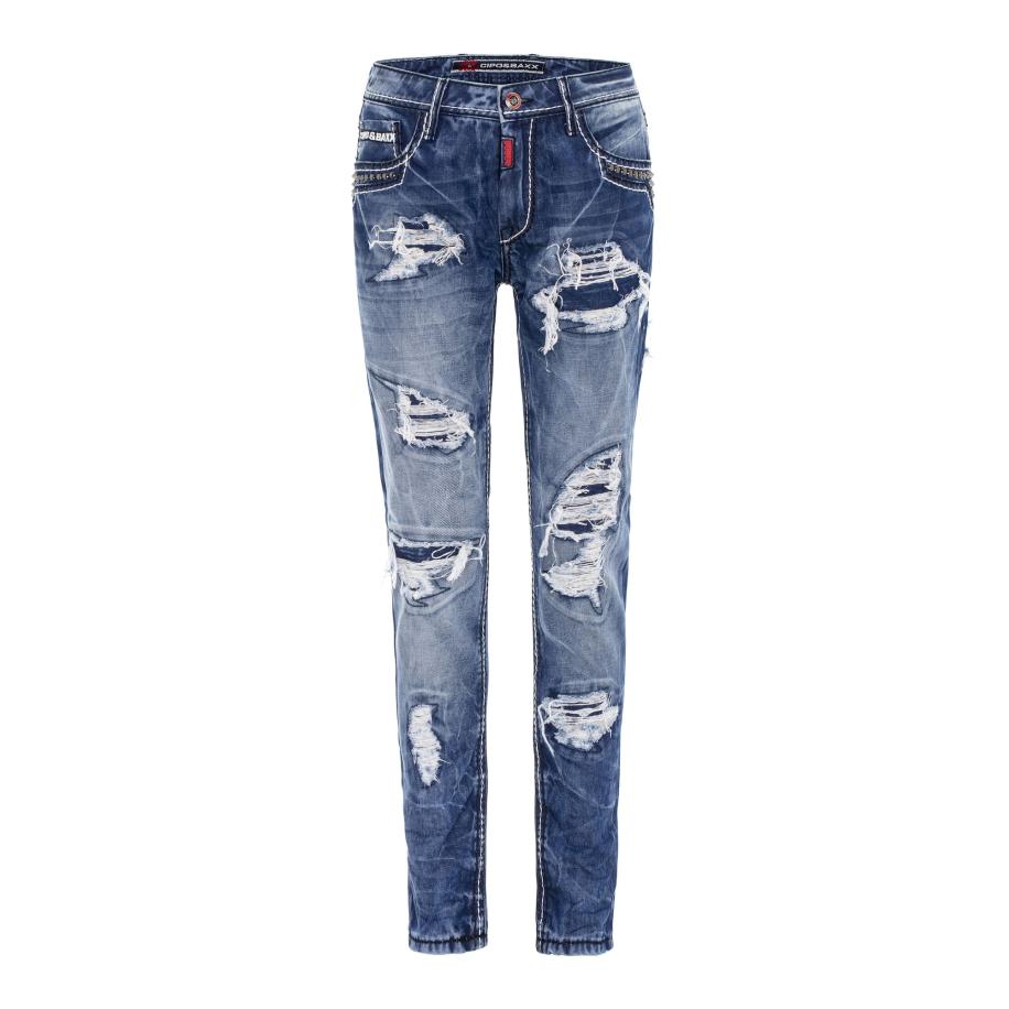 Cipo & Baxx CIPO & BAXX Jeans DENIM blauw -