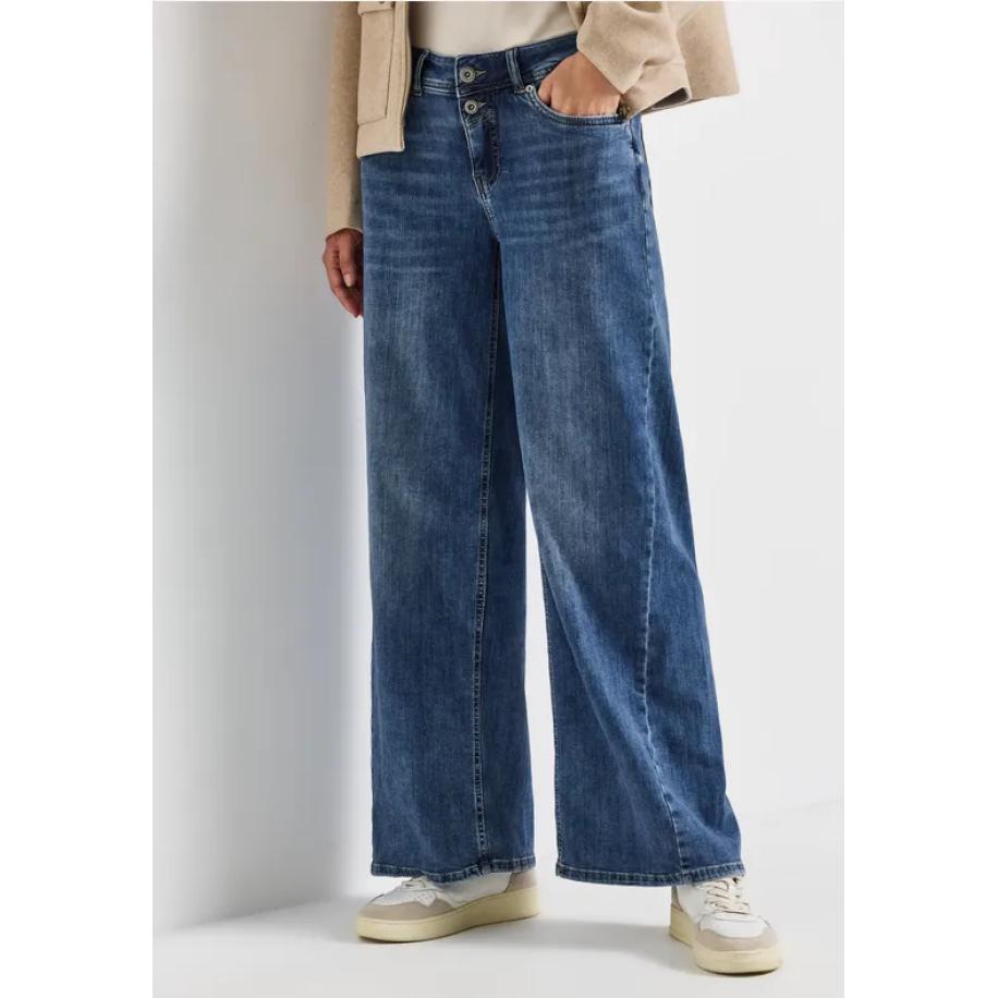 Street One Wide Legs Jeans Blauw