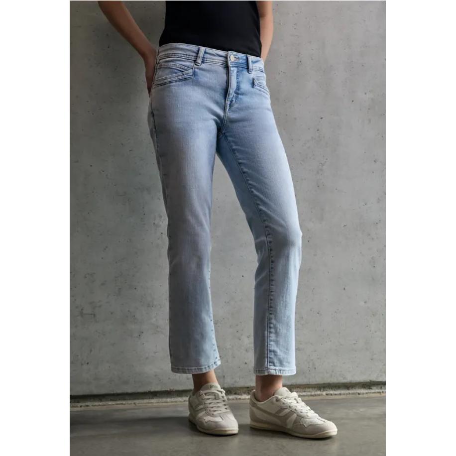 Street One Straight Legs jeans Blauw