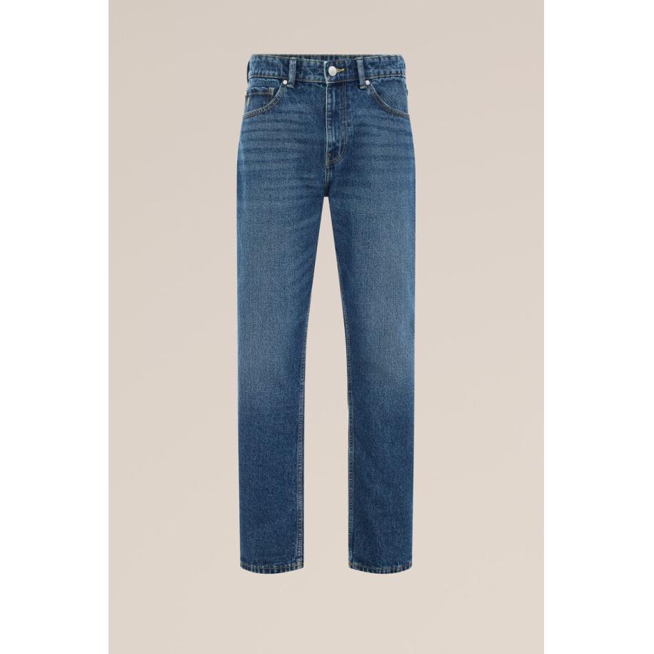 Blue Ridge heren regular fit jeans - Regular fit - Donkerblauw - Katoen - Maat: 28/32 Blauw