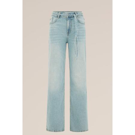 Blue Ridge dames wide leg jeans high waist - Blauw - Katoen - Maat: 27