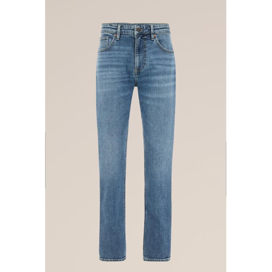 Blue Ridge heren Regular fit jeans met medium stretch - Regular fit - Blauw - Katoen - Maat: 28/30 Blauw