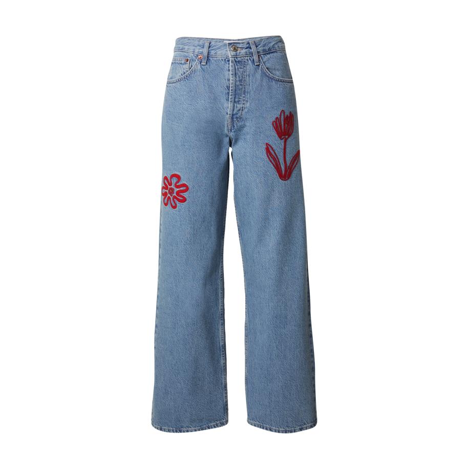 Topshop TOPSHOP Jeans lichtblauw / rood -