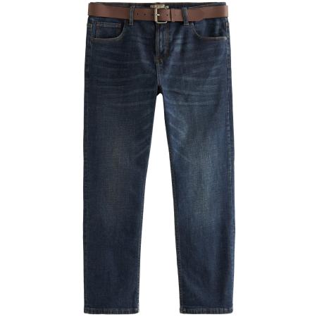Next Next Jeans donkerblauw / bruin
