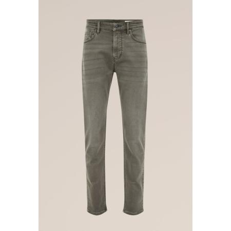 Blue Ridge heren slim fit jeans - Slim Fit - Legergroen - Katoen - Maat: 28/30