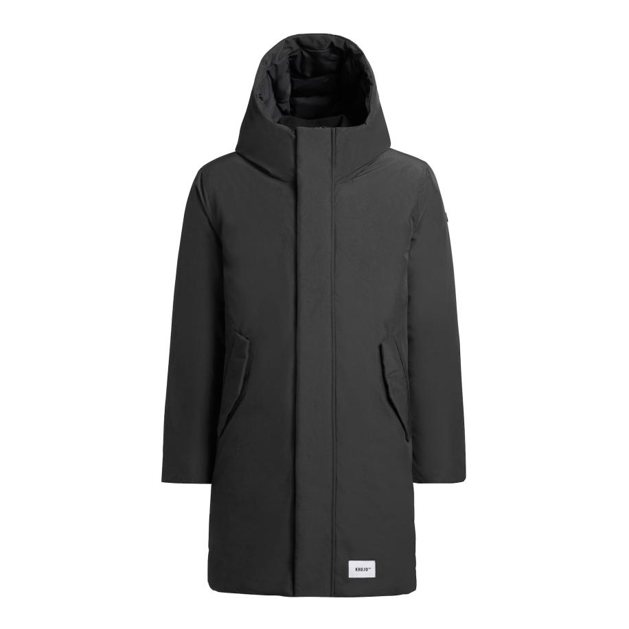 Khujo khujo Winterjas Fogg donkergrijs -