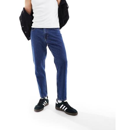 Calvin Klein Jeans - Dad jeans in donkere wassing-Marineblauw