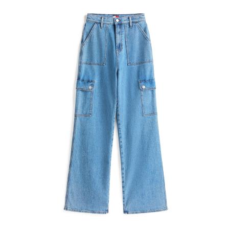 Tommy Jeans Tommy Jeans Cargojeans Claire blauw denim
