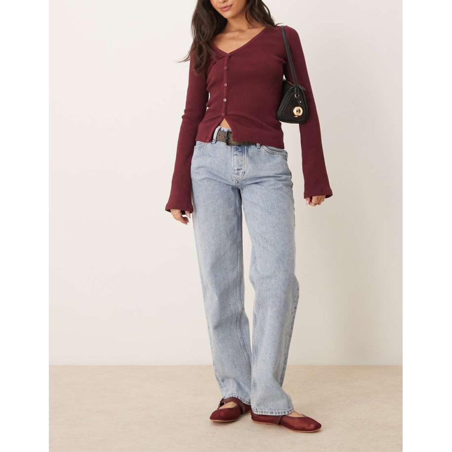 Calvin Klein Jeans Losse jeans in jaren 90-stijl in lichtblauw Blauw