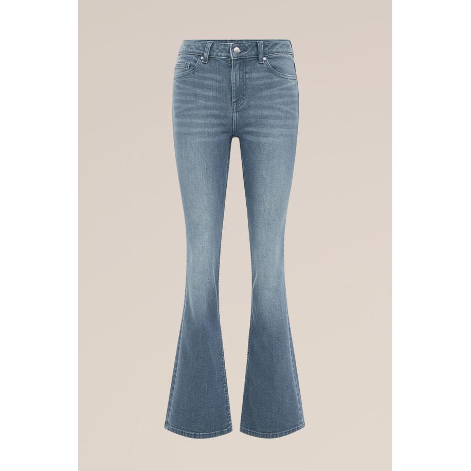 Blue Ridge dames bootcut jeans mid waist - Grijs - Katoen - Maat: 26/30 Grijs