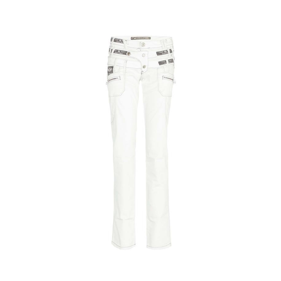 Cipo & Baxx CIPO & BAXX Jeans Lightning wit -