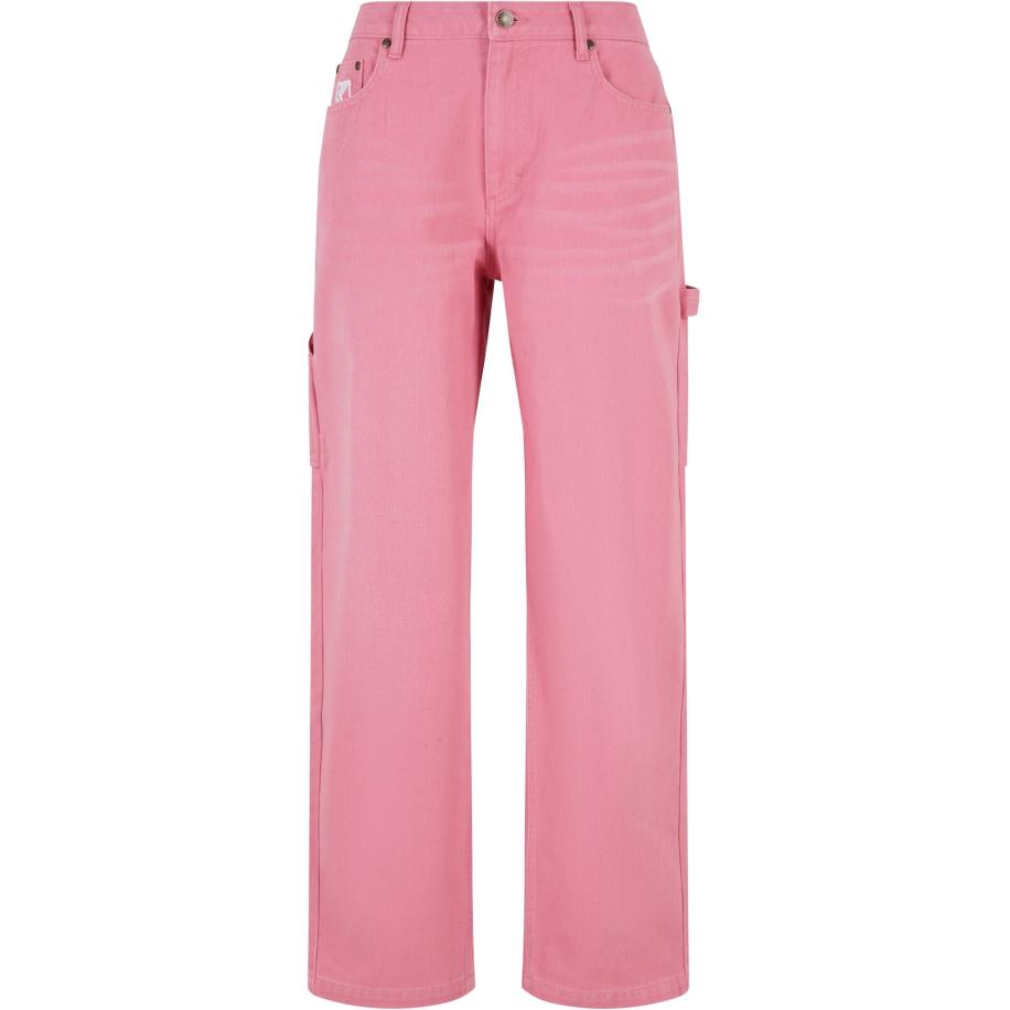 Karl Kani Karl Kani Cargojeans pitaja roze / wit -