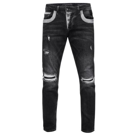 Rusty Neal Rusty Neal Jeans YOKOTE zwart