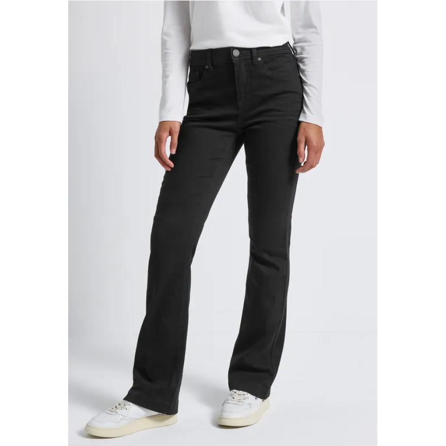 Street One Bootcut jeans Zwart