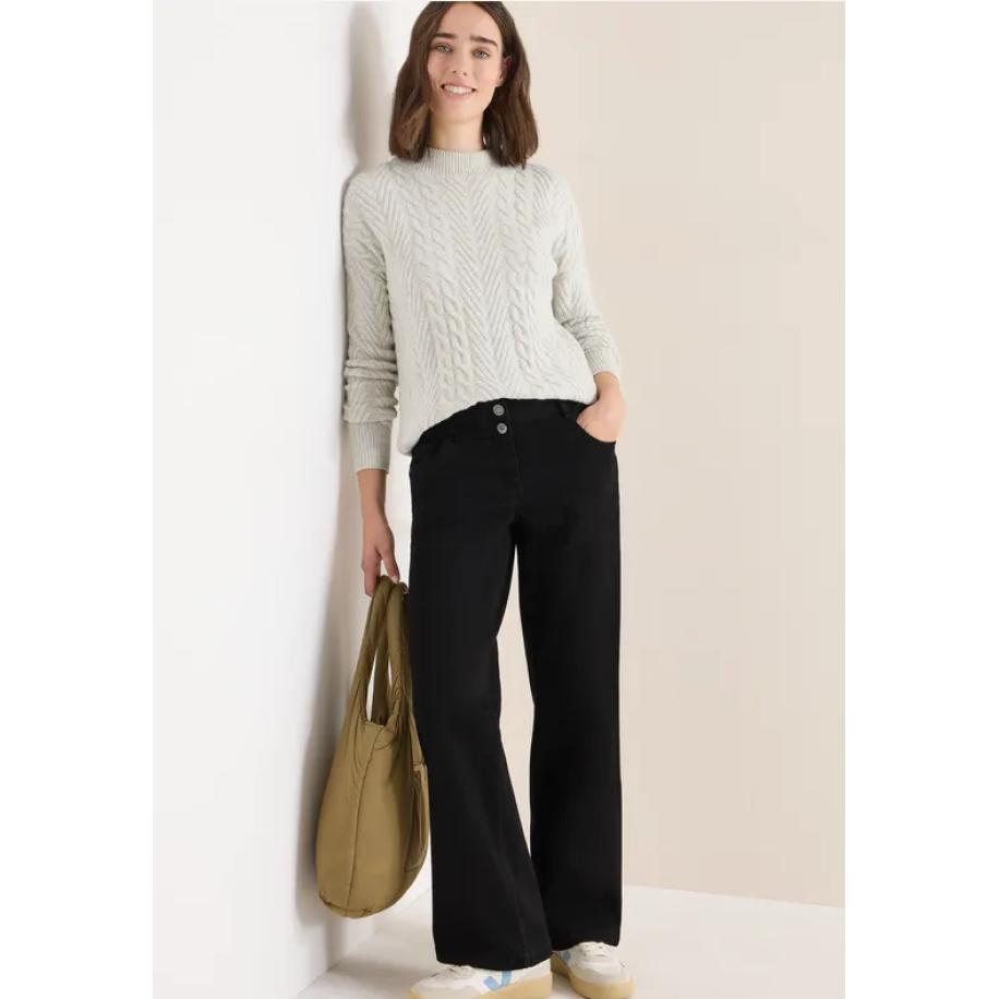 CECIL Wide Legs Jeans Zwart