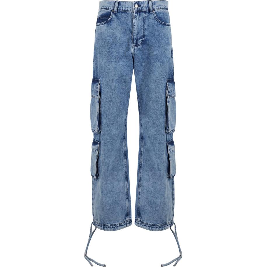 Pequs Cargojeans blauw / zwart Blauw