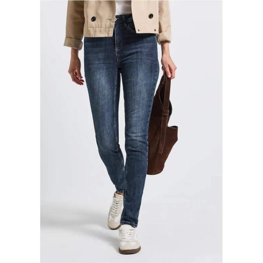 Street One Slim Fit jeans Blauw