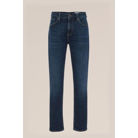 Blue Ridge heren Regular fit jeans met medium stretch - Regular fit - Donkerblauw - Katoen - Maat: 28/30
