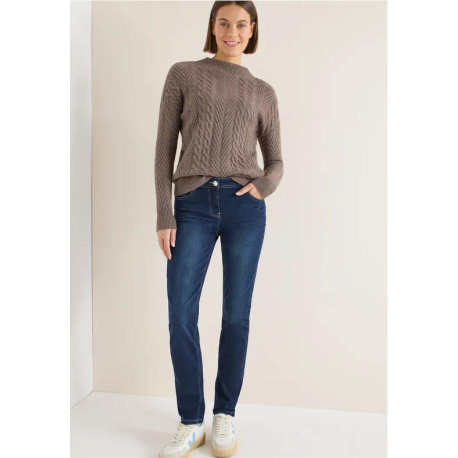 CECIL Slim Fit jeans Blauw