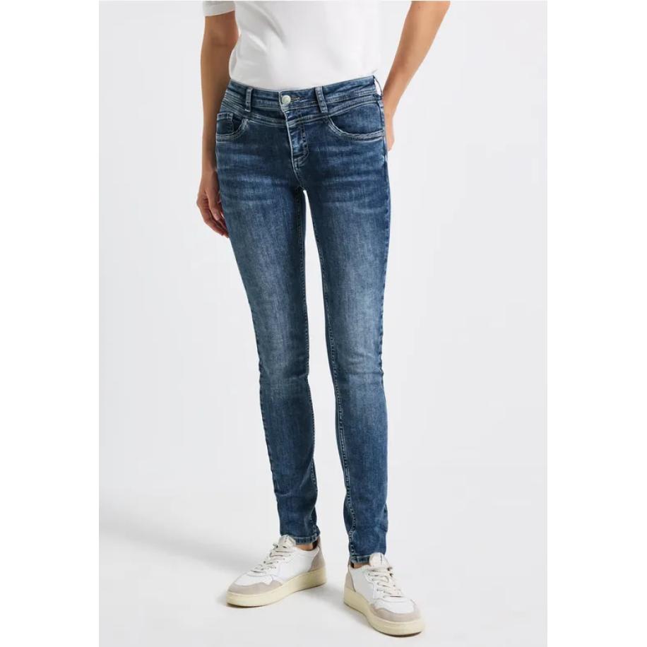 Street One Slim Fit jeans Blauw