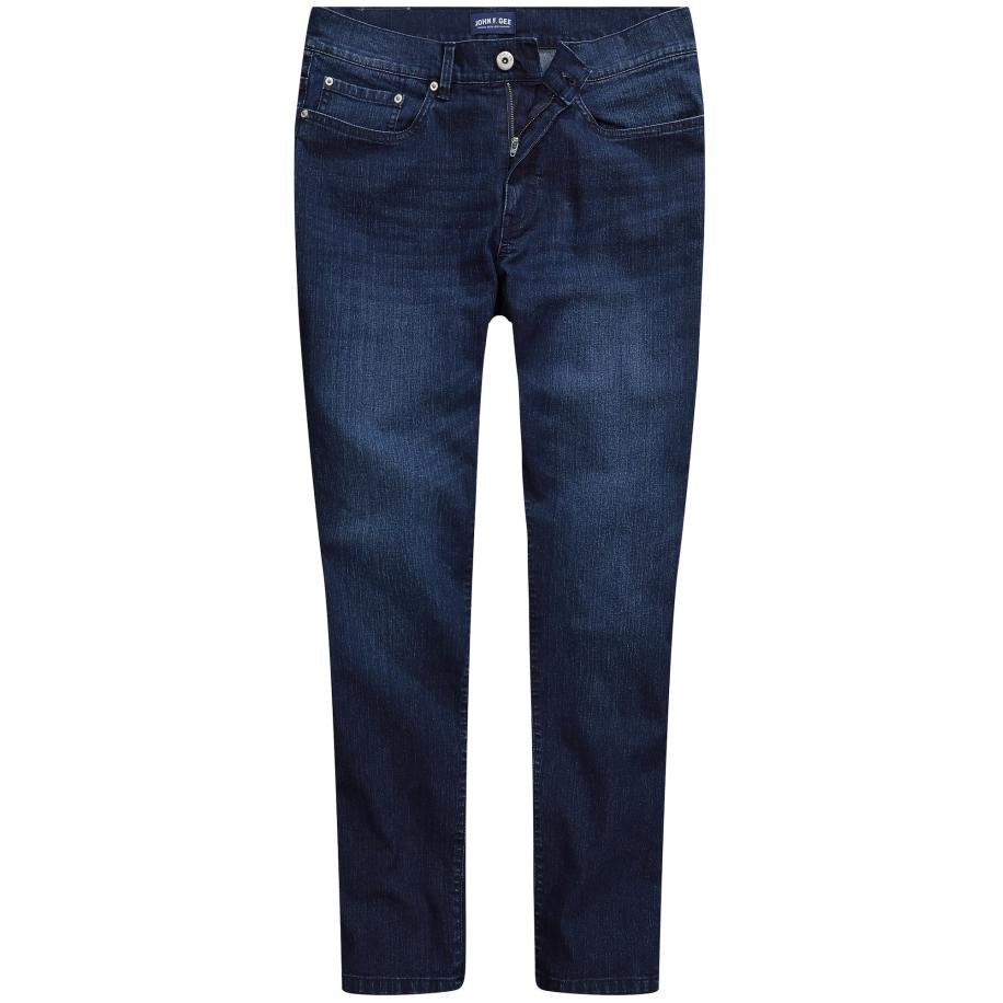 John F. Gee Jeans blauw denim Blauw