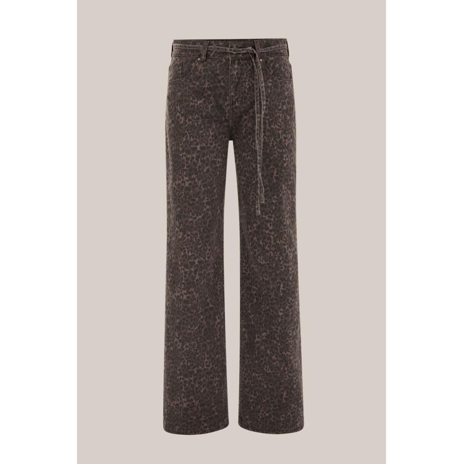 Blue Ridge dames wide leg jeans high waist - Donkerbruin - Katoen - Maat: 29 Bruin