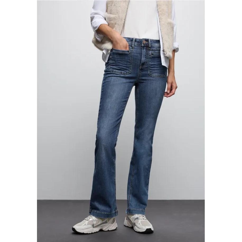 Street One Bootcut jeans - Blauw