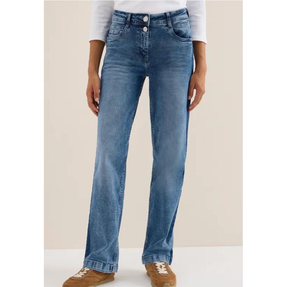 CECIL Jeans met gallonstrepen Blauw