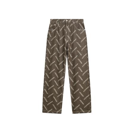 Bershka Bershka Jeans ombergrijs / cappuccino