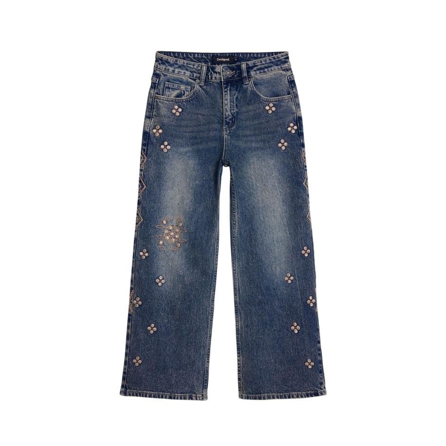 Desigual Desigual Jeans beige / donkerblauw / transparant -